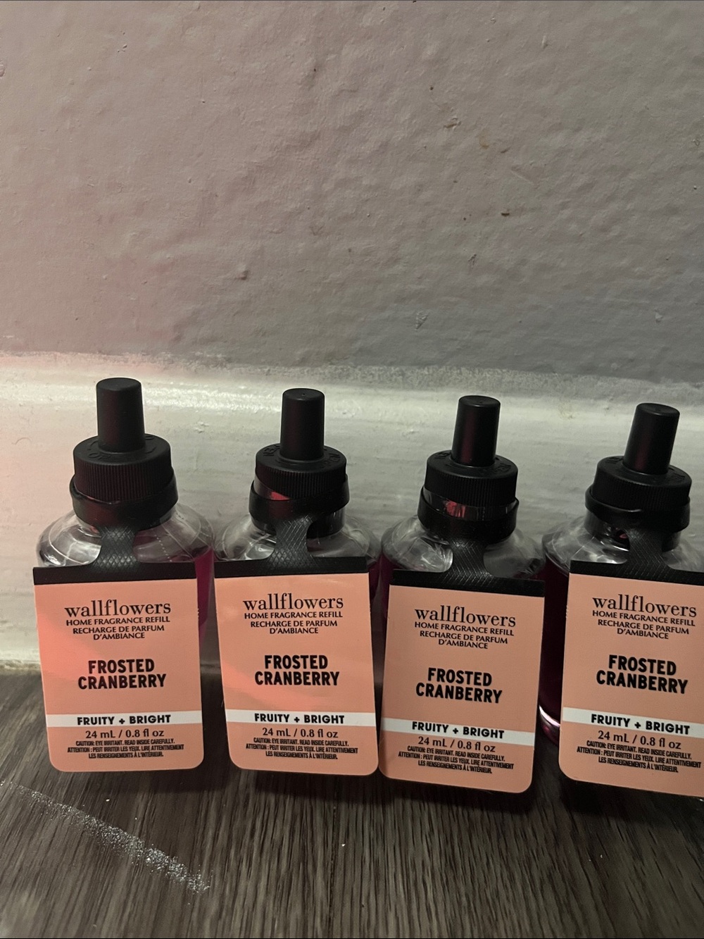 Bath And Body Works Wallflowers Frosted Cranberry Home Fragrance Refills